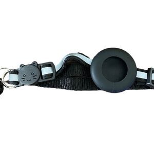 Airtag Cat Collar New Breakaway Buckle, Reflective Collar with Air Tag Holder